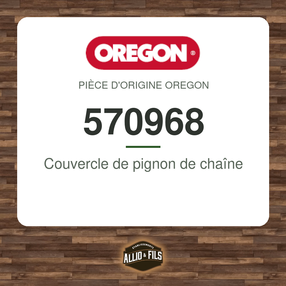 Couvercle de pignon de chaîne - Oregon 570968