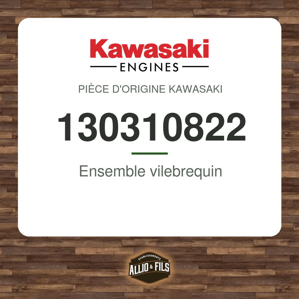 Ensemble vilebrequin - Kawasaki 130310822