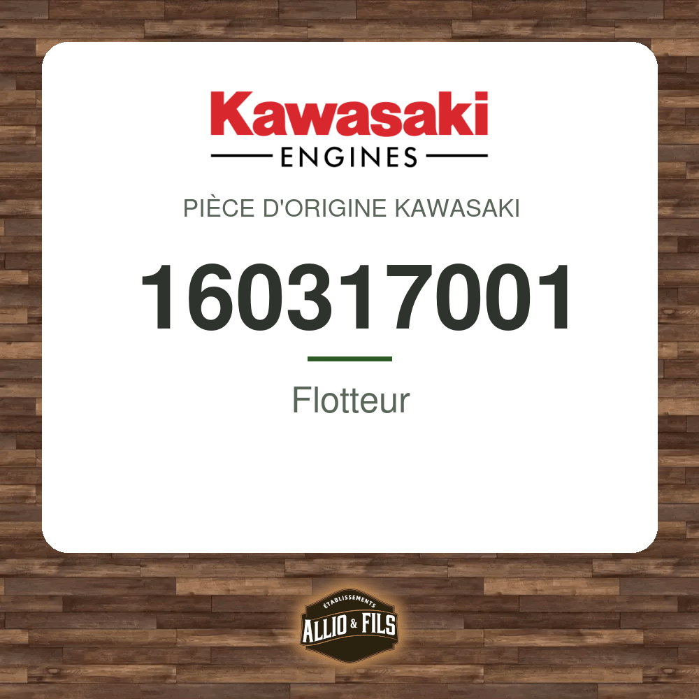 Flotteur - Kawasaki 160317001