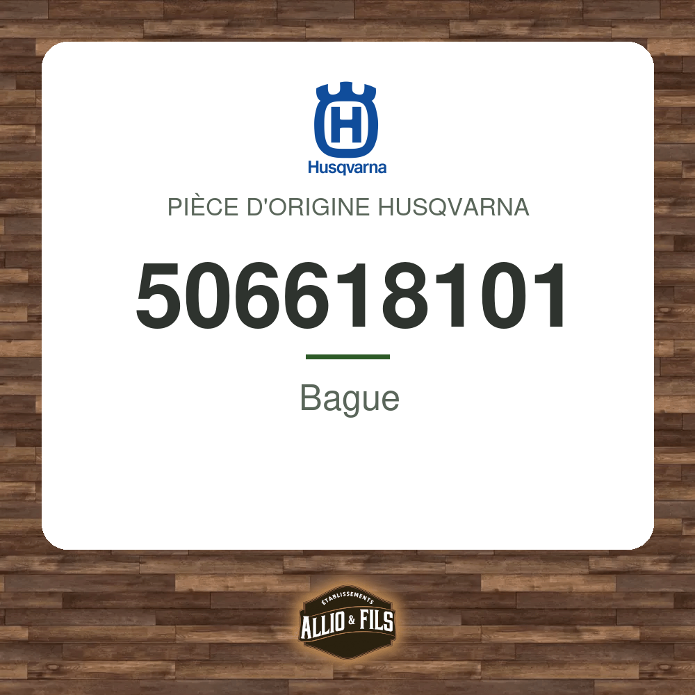 Bague - Husqvarna 506618101