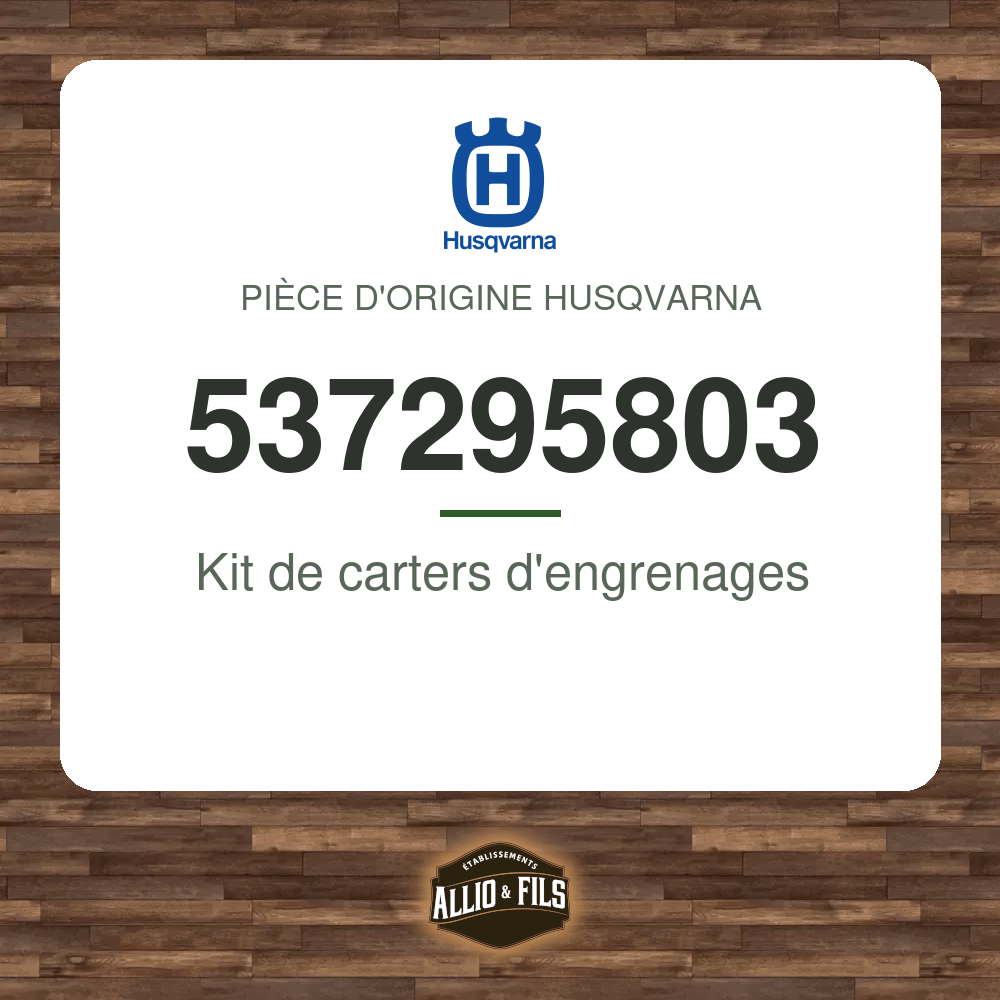 Kit de carters d'engrenages - Husqvarna 537295803