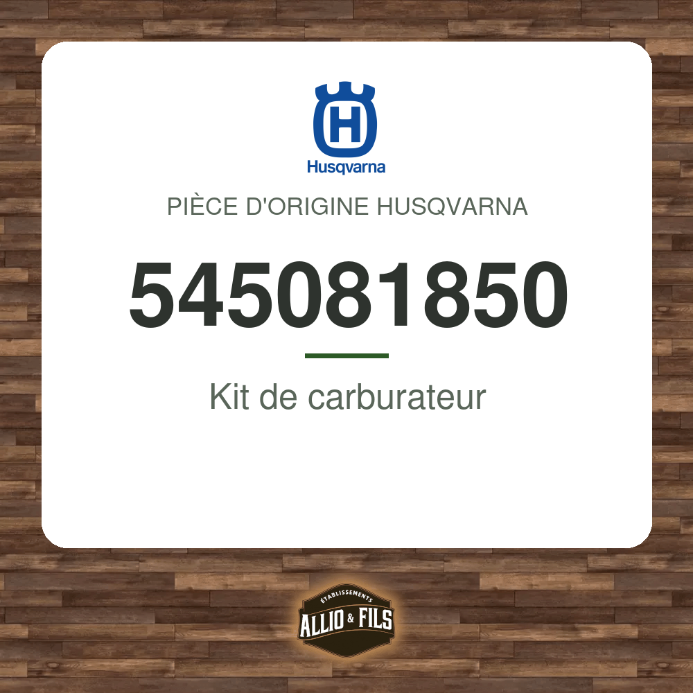 Kit de carburateur - Husqvarna 545081850