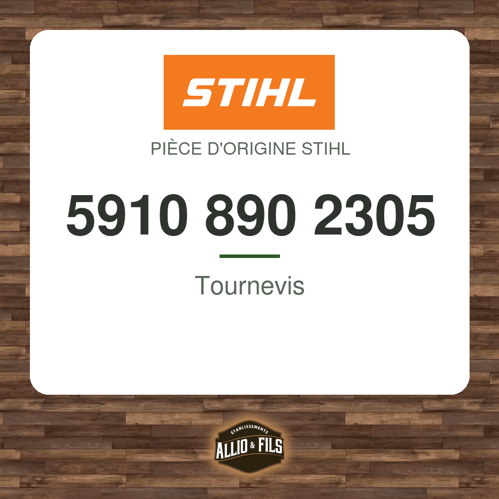 Tournevis - Stihl 5910 890 2305
