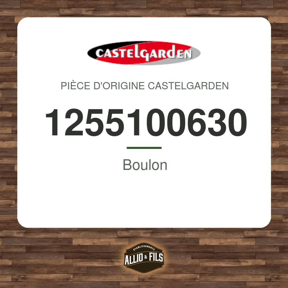 Boulon - Castelgarden 1255100630