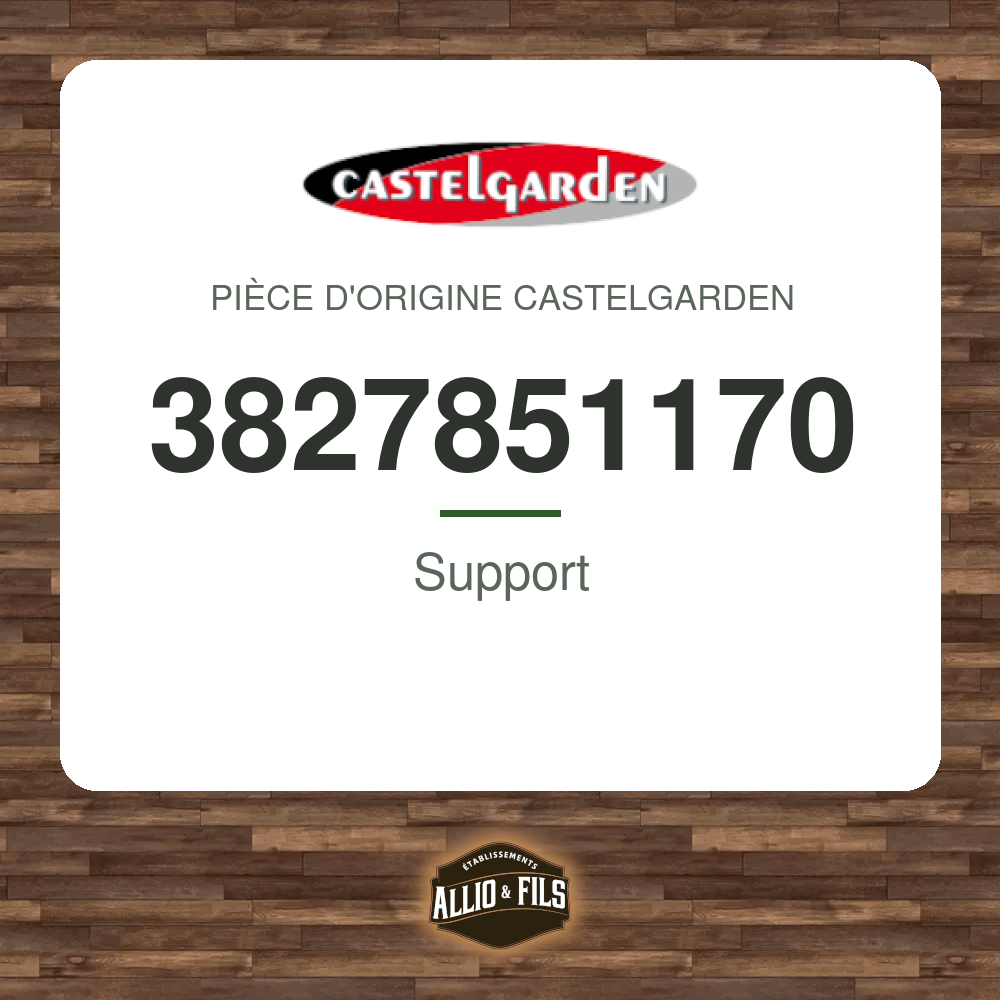 Support - Castelgarden 3827851170