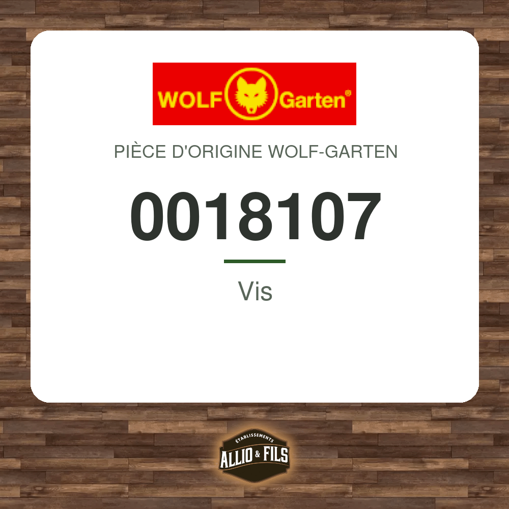 Vis - Wolf-Garten 0018107