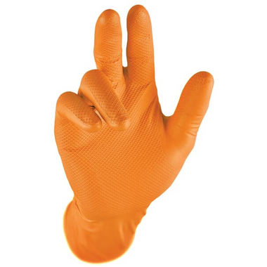 Gants jetables nitrile orange Ambi Grip 67-256