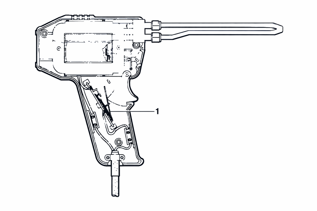 Interrupteur à ressort pour pistolet à souder - Bosch 1 609 390 233