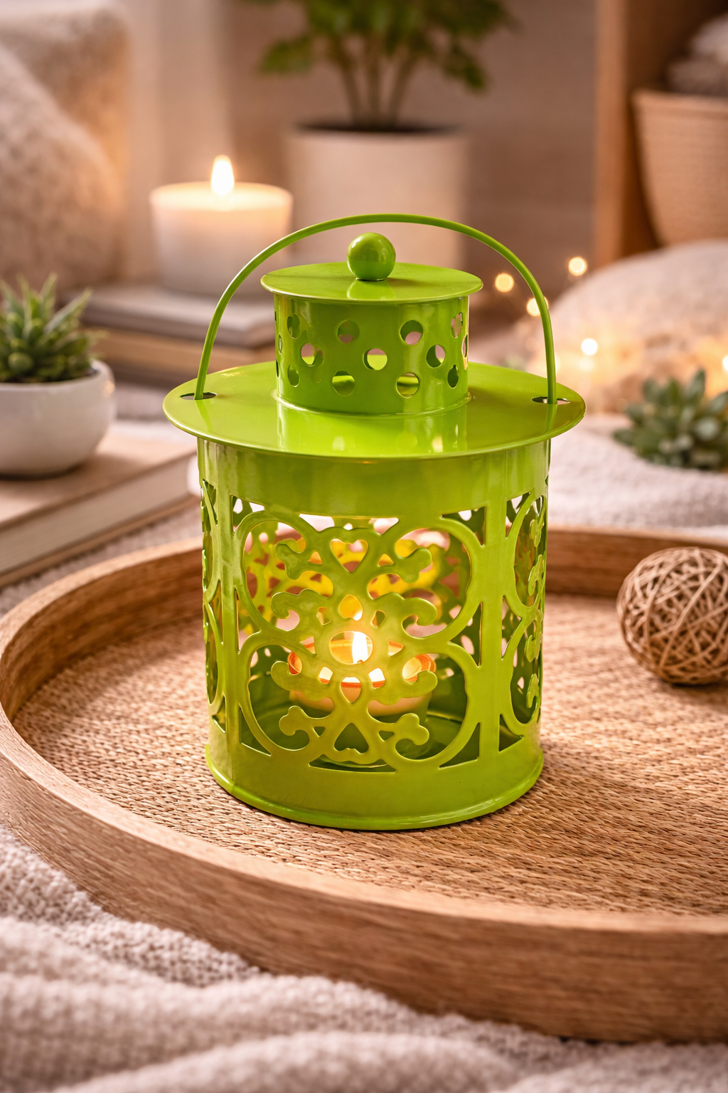 lanterne vert a led