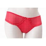 Culotte bikini -dentelle raffinée, nœud bijou, effet invisible (4)