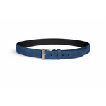 ceinture en cuir suédé bleu (2)