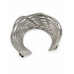 Bracelet manchette ajustable tressé  (1)