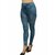 Legging bleu effet jean délavé -16607