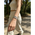 Bracelet manchette ajustable tressé  (1)
