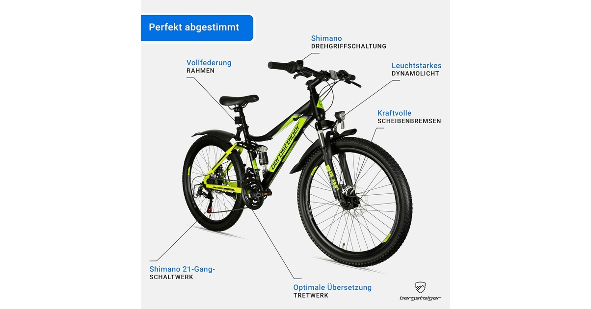Bergsteiger Fahrrad kaufen: Leicht, robust & Top-Traktion