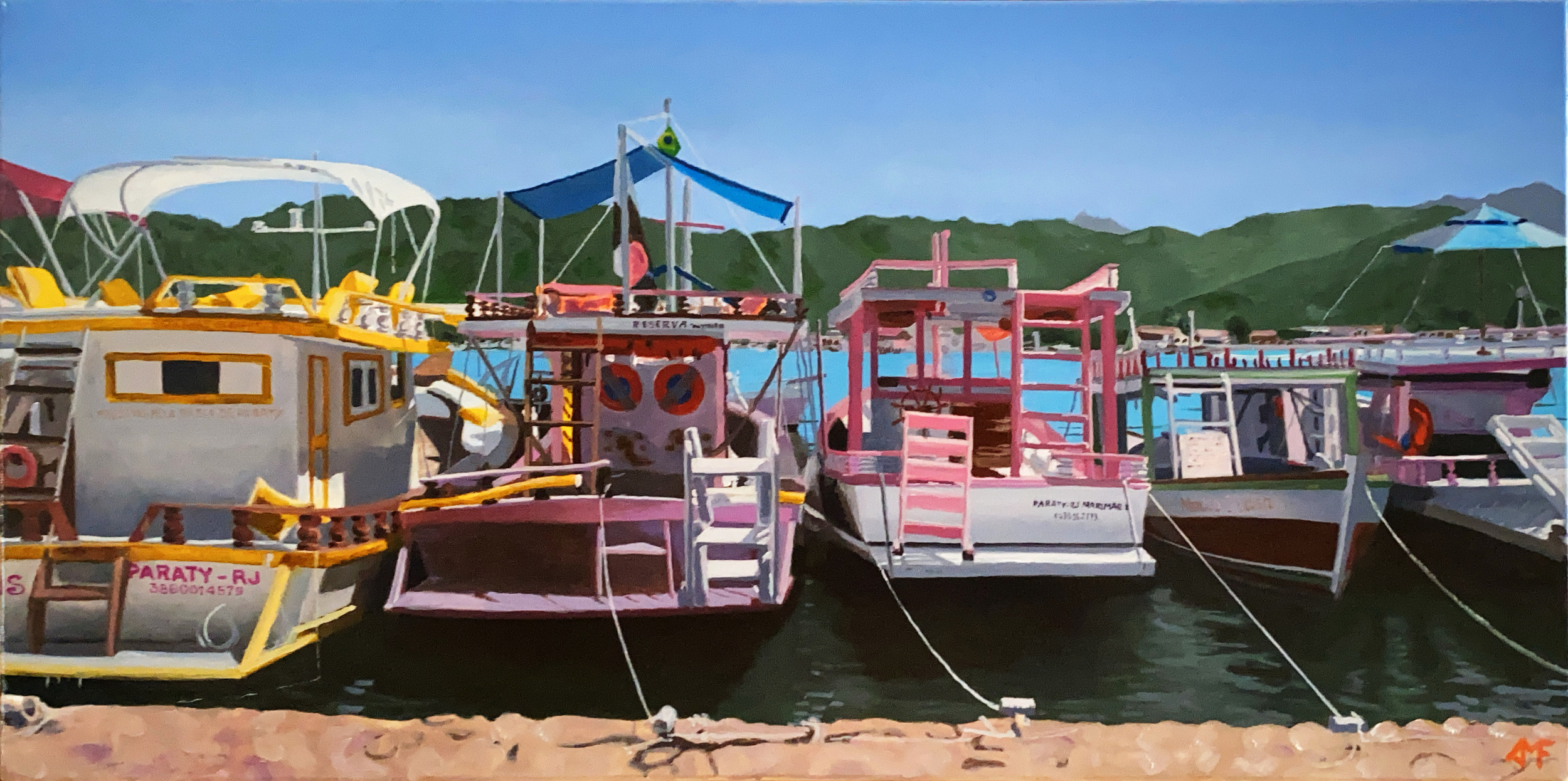 Boats in Paraty