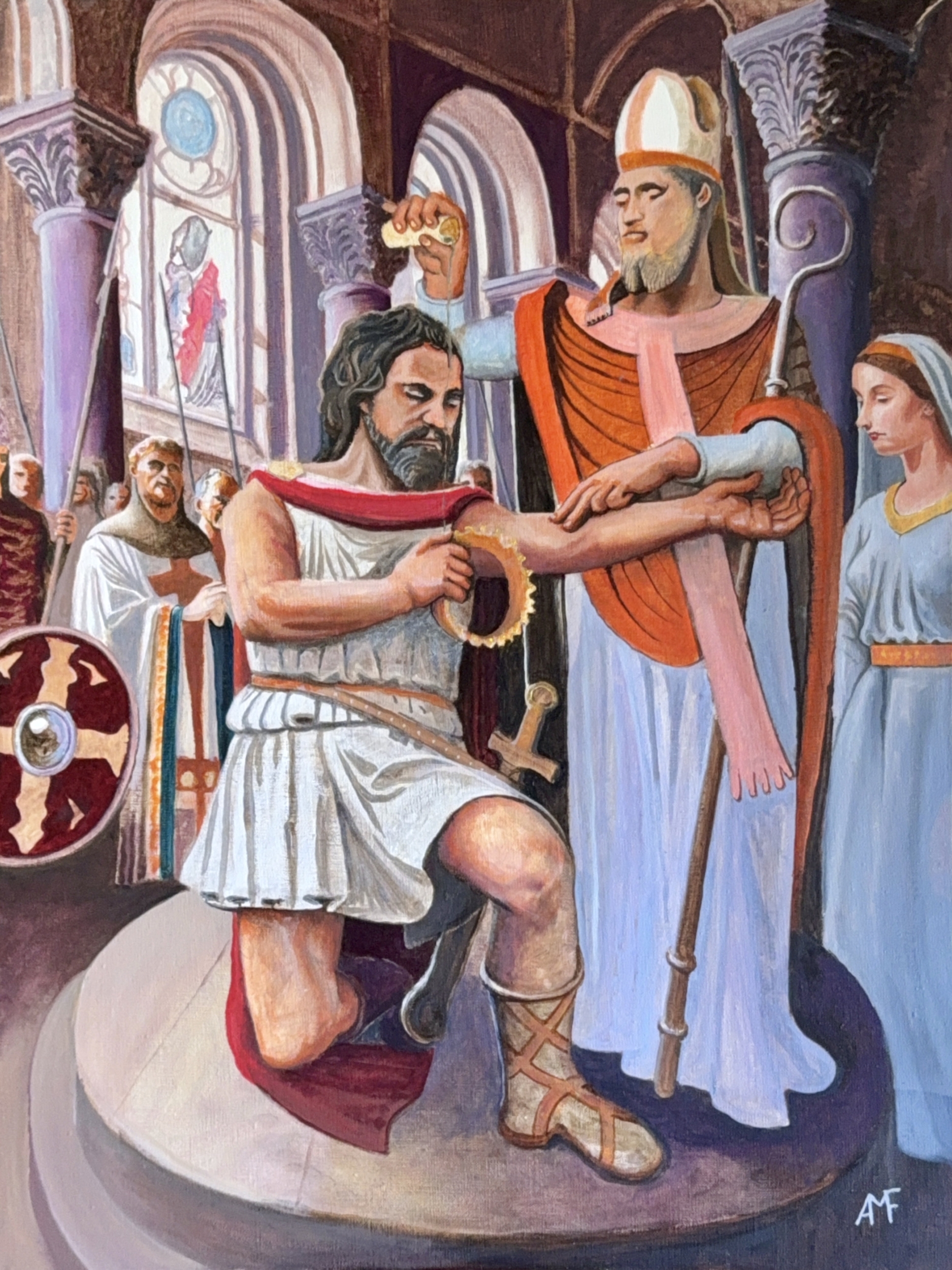 Le baptème de Clovis