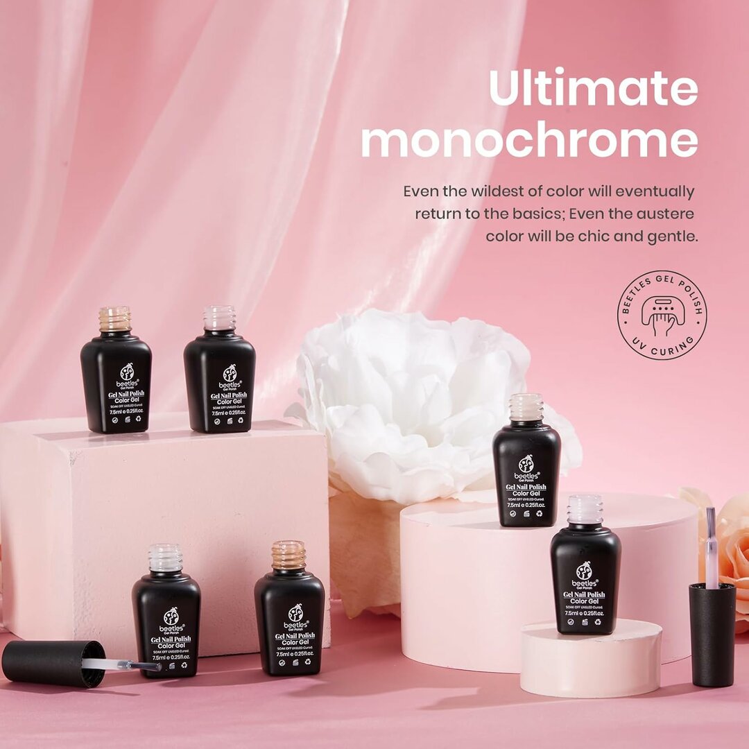 JellyDream Gel-Set – 6 transparente Jelly-Farben für den Crystal-Nail-Look – Abbildung 2