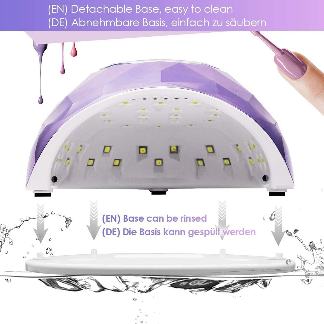 MidPower 86W Nagellampe – Professioneller UV/LED-Trockner mit LCD & Sensor – Abbildung 4