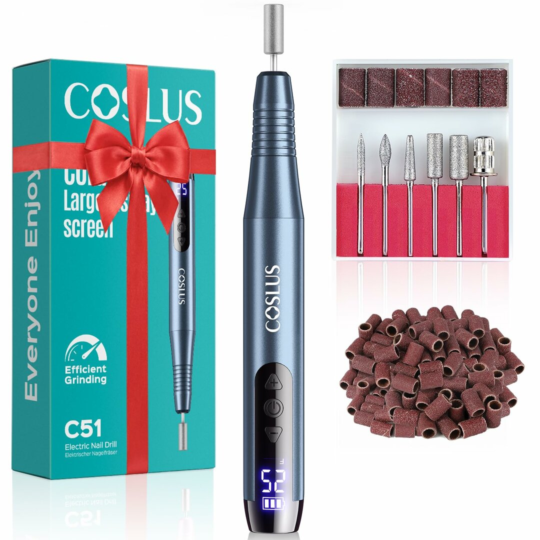 SpeedDrill C51 – Premium Nagelfräser 35.000 U/min mit LED-Display & 25 Stufen – Abbildung 1