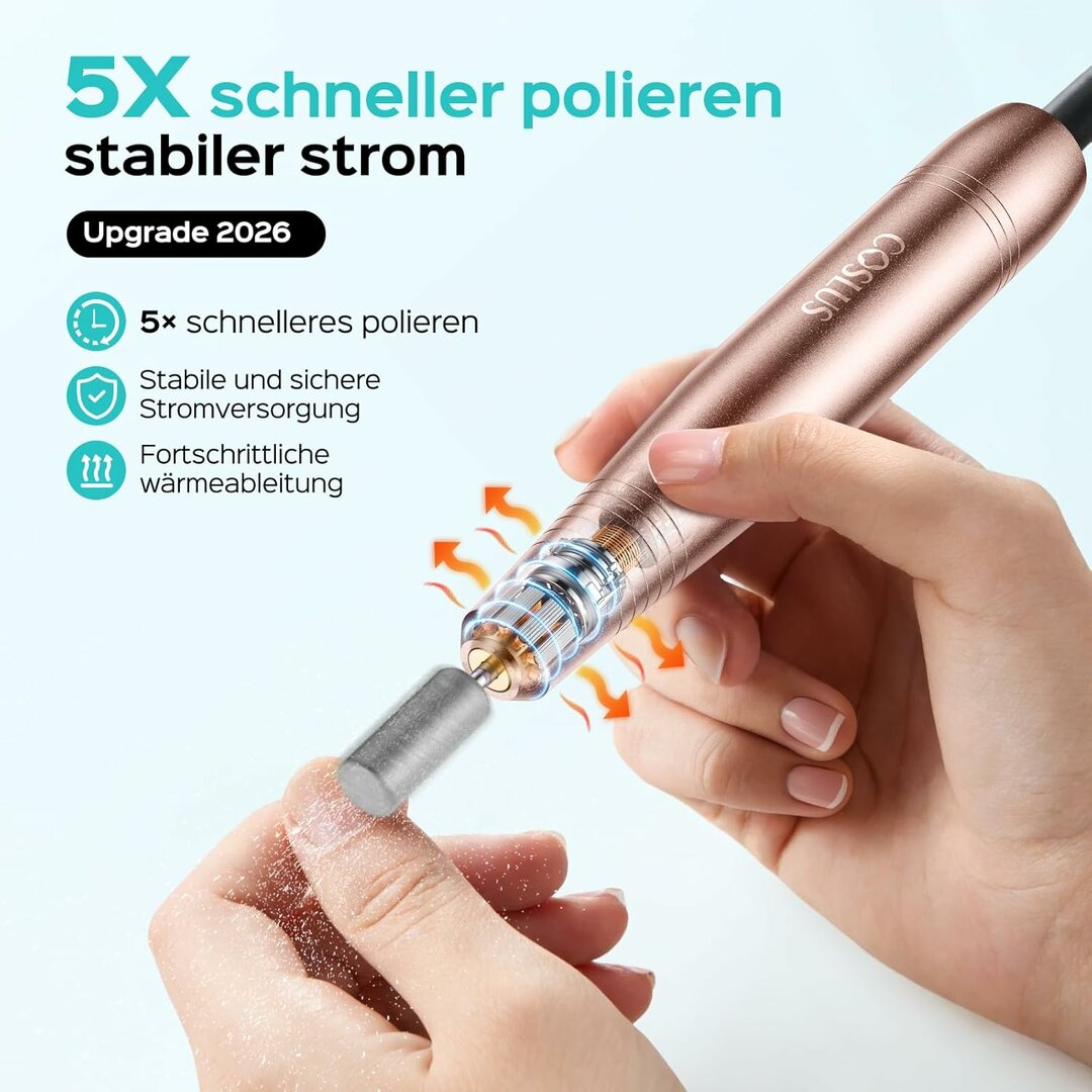 StartDrill C40 – Einsteiger-Nagelfräser 20.000 U/min, kabelgebunden & zuverlässig – Abbildung 2