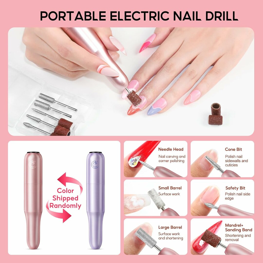 MegaColor 65-teiliges Nail Set – 35 UV-Farben + Lampe + Nagelfräser inklusive – Abbildung 5