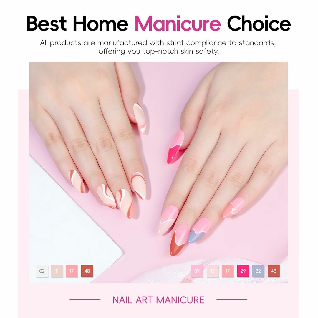MegaColor 65-teiliges Nail Set – 35 UV-Farben + Lampe + Nagelfräser inklusive – Abbildung 8