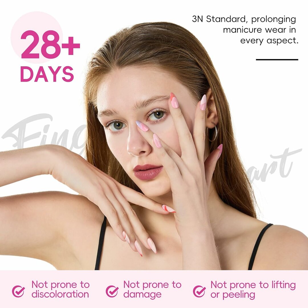 MegaColor 65-teiliges Nail Set – 35 UV-Farben + Lampe + Nagelfräser inklusive – Abbildung 9