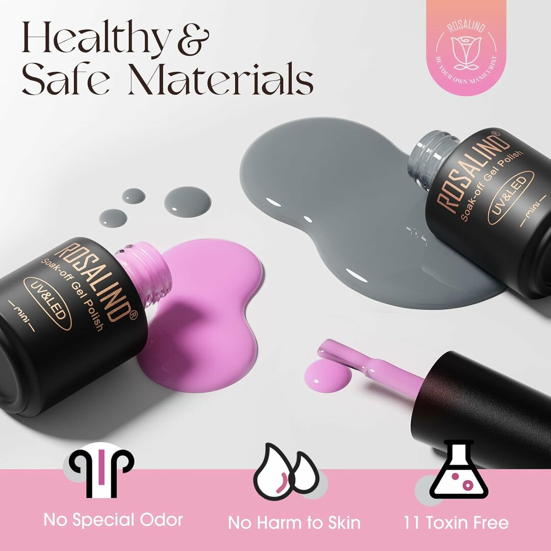 VelvetRose Polygel-Kit – 12 Farben für French & Alltagsmaniküre – Abbildung 4