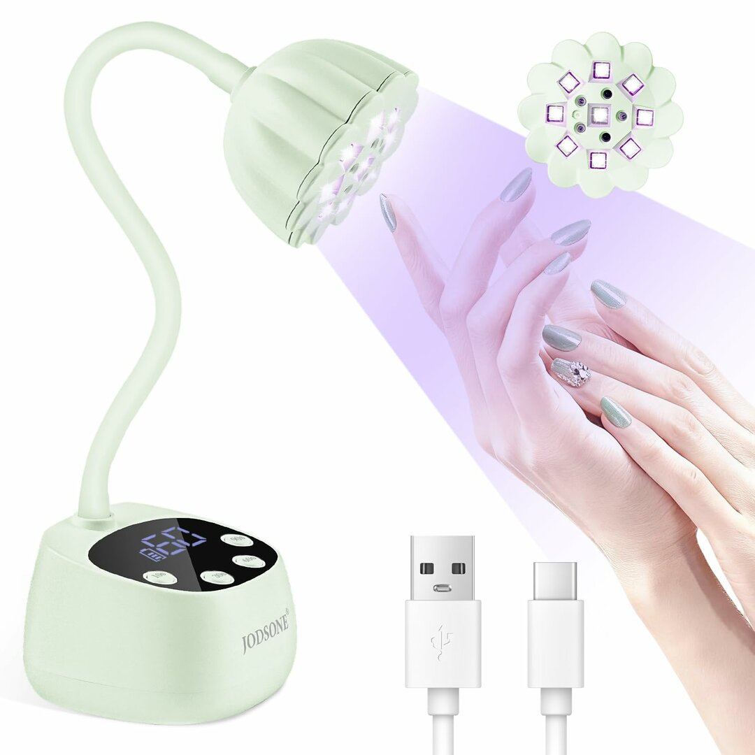 JodsMini Kabellos Nagellampe – Tragbare wiederaufladbare Mini-UV-Lampe – Abbildung 1