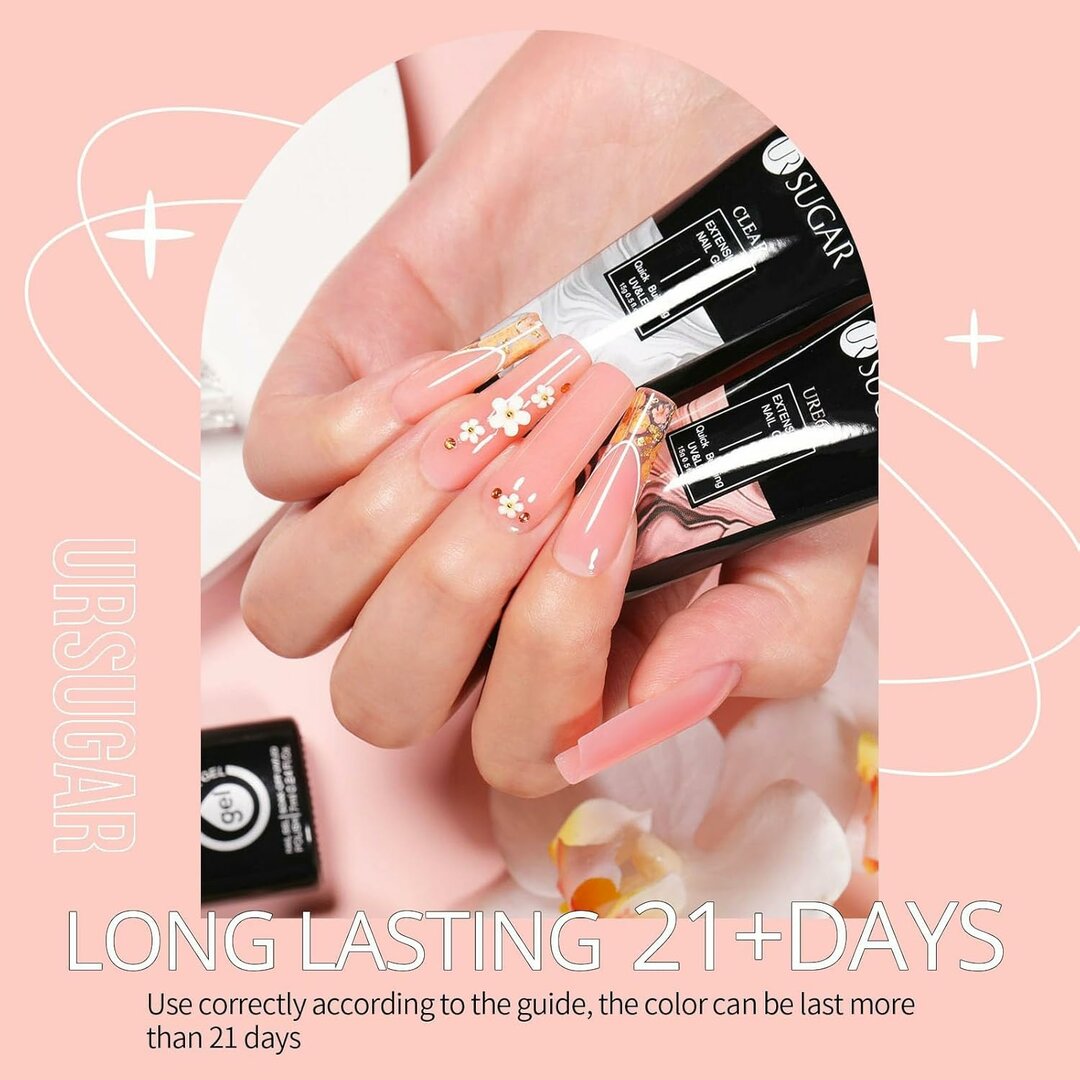 NeonExtend Polygel Set – 6 Neon-Farben Grün & Gelb für Festival-Nails – Abbildung 4