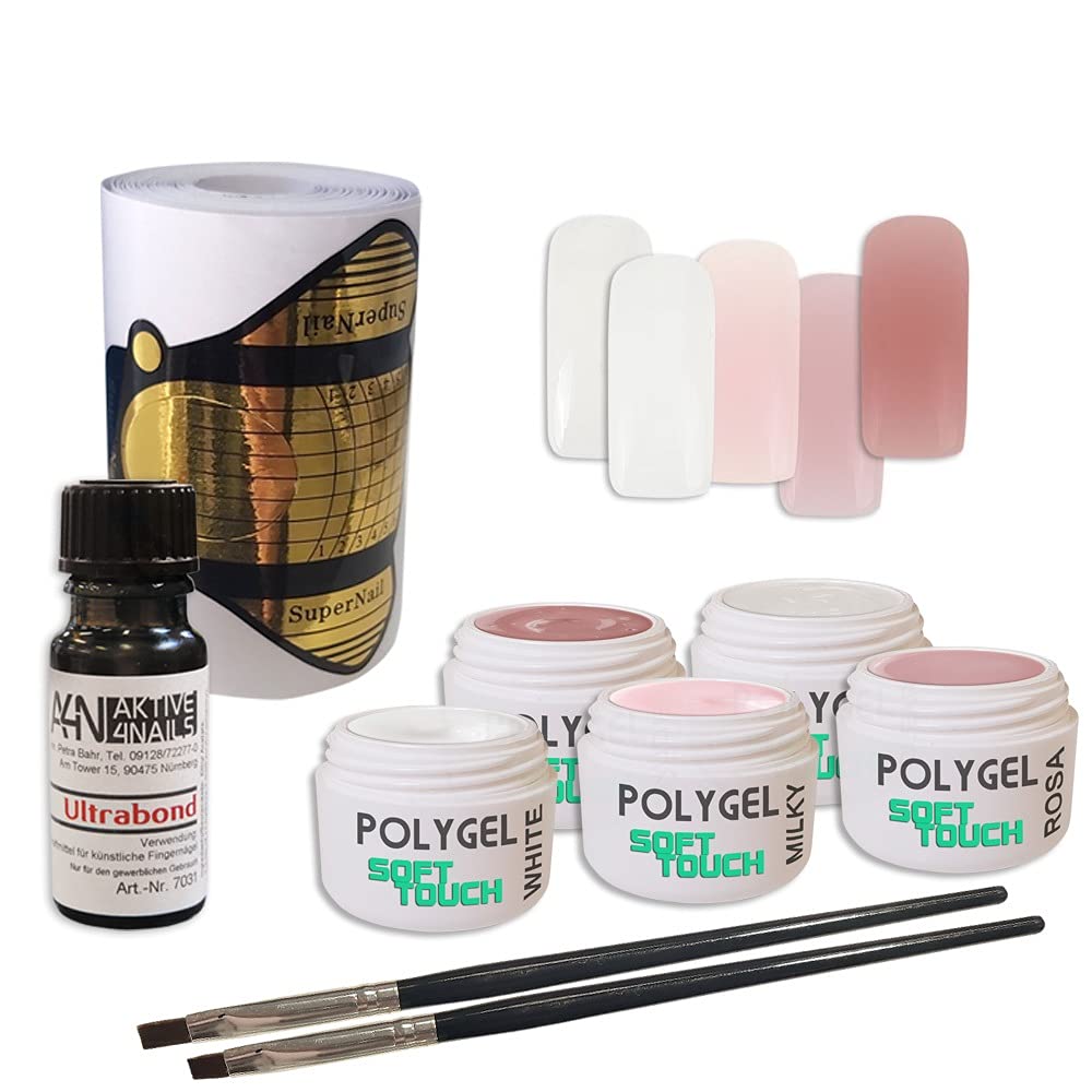 A4N SoftTouch Polygel – Made in Germany, cremig & selbstglättend für Anfänger – Abbildung 1