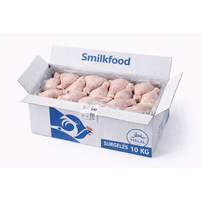 Cartons de cuisses de poulet 10kg