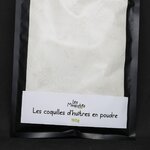 Coquille dhuîtres poudre