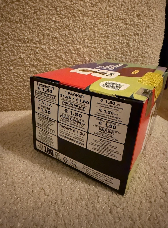 panini 100 avant