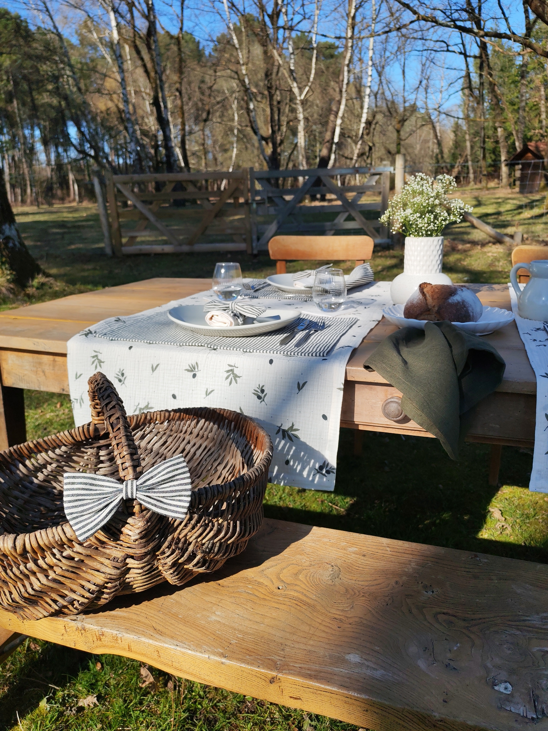 Art de la table champêtre