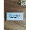 Magnet à message raffiné - Maison des gourmets beige