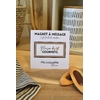 Magnet à frigo avec cadre beige et message : Maison des gourmets