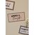 Magnet à frigo avec fond rayé blanc et beige et message : Apéro