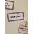 Magnet à frigo avec cadre léopard beige et message : Mon chat