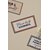 Magnet à frigo avec cadre beige et message : Maison des gourmets