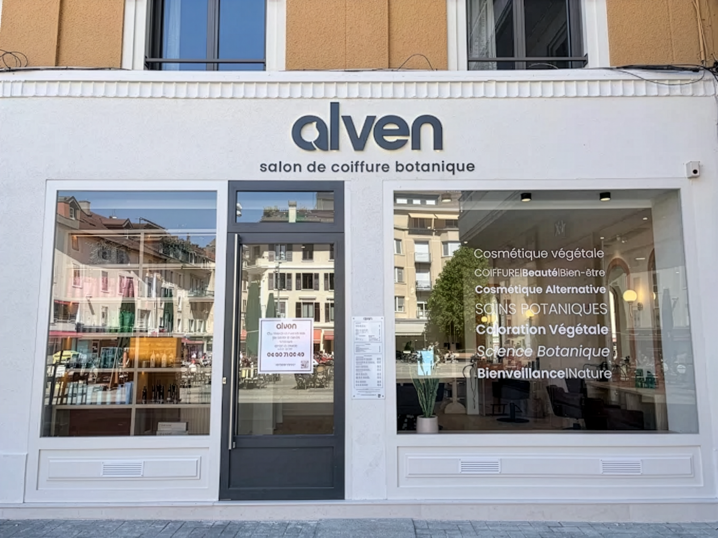 facade alven coiffeur a thonon les bains