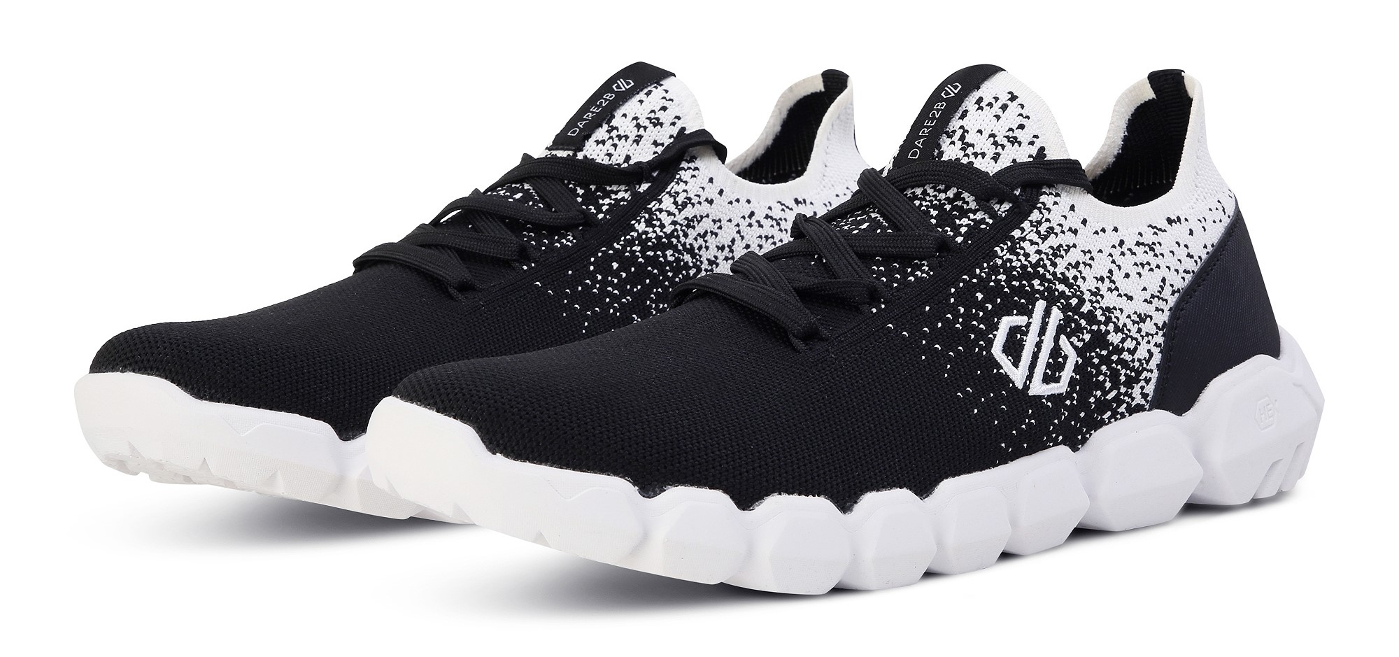 Chaussures running homme DARE2B HEX-AT BREATHABLE Noir Blanc 3