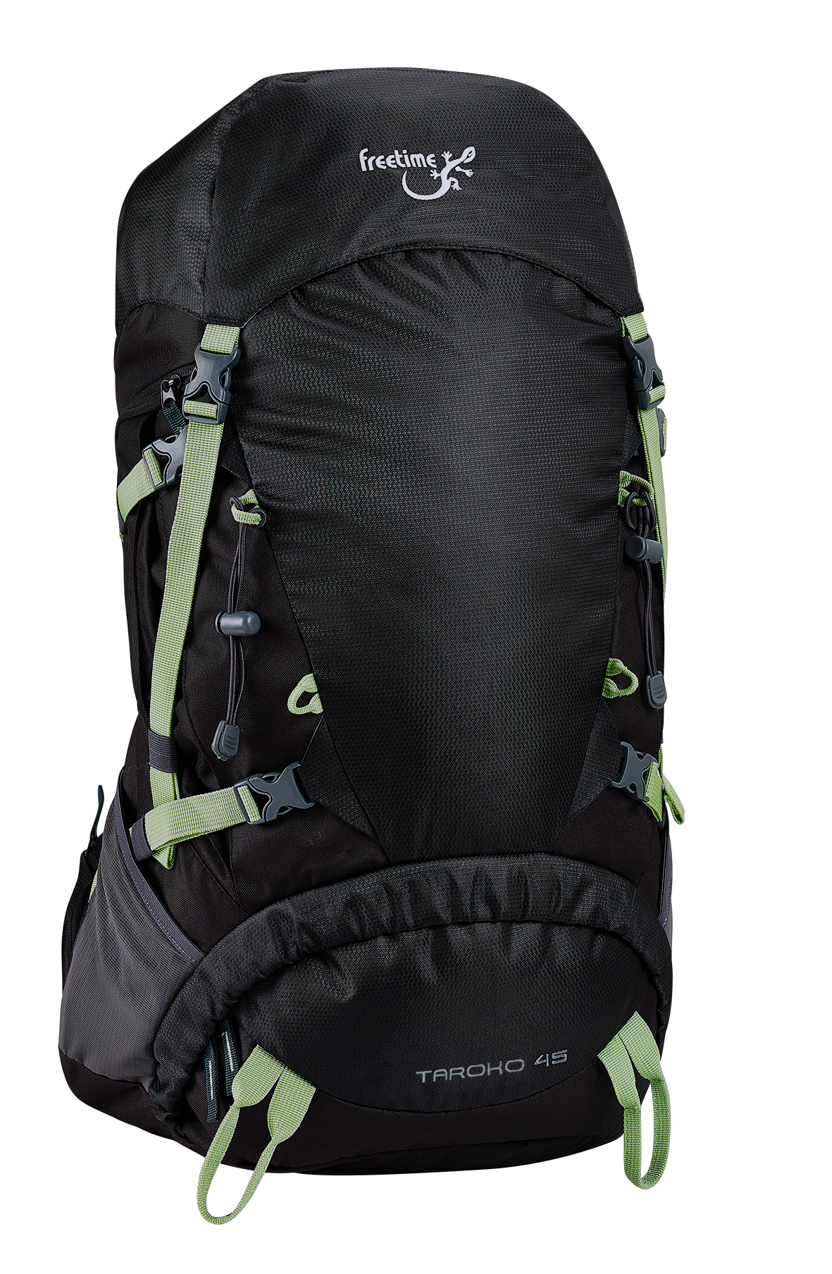 Sac à dos randonnée 45 litres unisexe Freetime Taroko 45 Noir Vert (1)