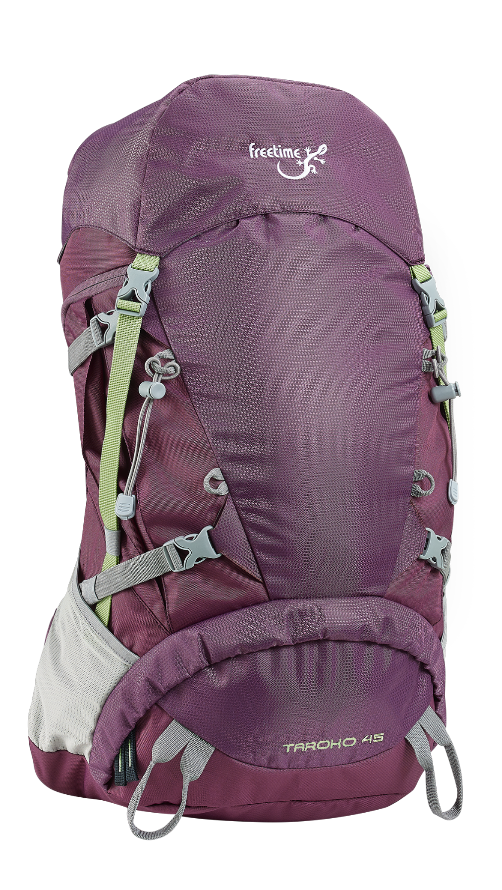 Sac à dos randonnée 45 litres unisexe Freetime Taroko 45 Violet Vert (1)