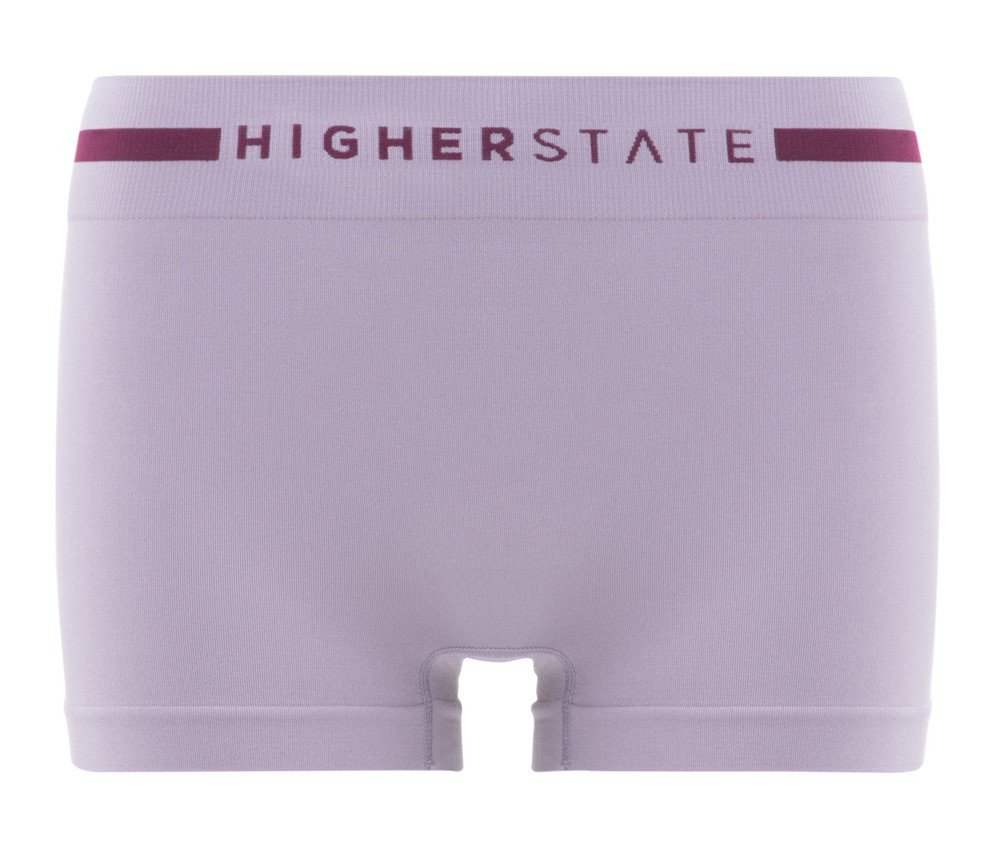 Sous-vêtement mini-short de sport sans couture lot de 3 pièces femme Higher State Violet lila 3