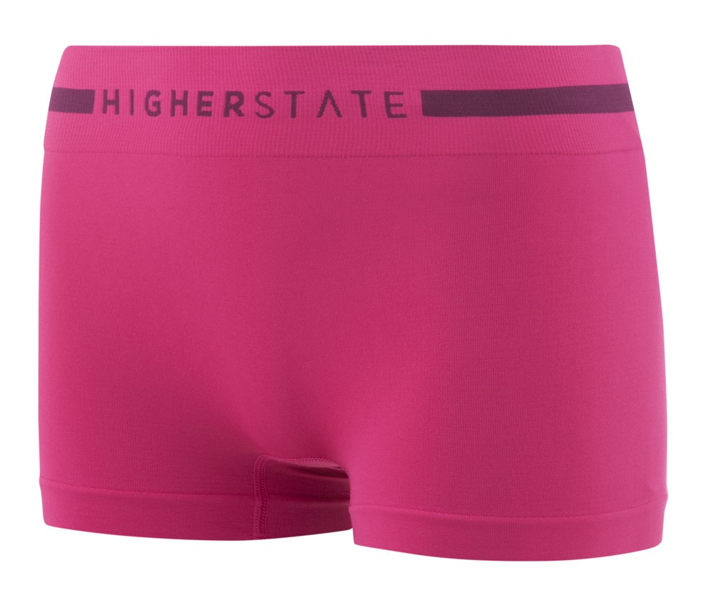 Sous-vêtement mini-short de sport sans couture lot de 3 pièces femme Higher State Rose 2