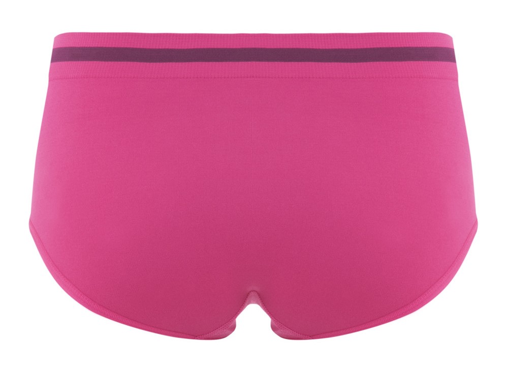 Sous-vêtement culotte de sport sans couture lot de 3 pièces femme Higher State Rose (4)