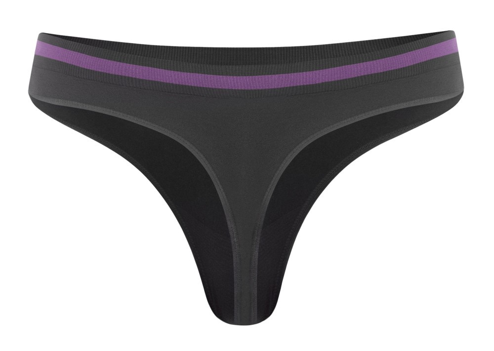 Sous-vêtement string de sport sans couture lot de 3 pièces femme Higher State oir Violet (4)