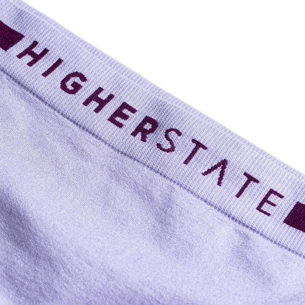 Sous-vêtement string de sport sans couture lot de 3 pièces femme Higher State Violet Lila (5)